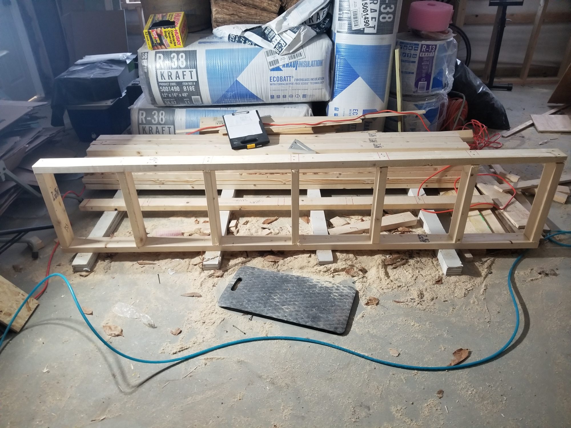 Office Wallboard, Painting, Posts, and Power HomeBox Life